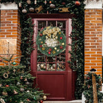 Christmas Wreath Door Garland Decoration Front Door Hanging Flowers Tree Decor(H1-3) - Occasions > Christmas >