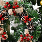 Christmas Wreath Door Garland Decoration Front Door Hanging Flowers Tree Decor(H1-3) - Occasions > Christmas >