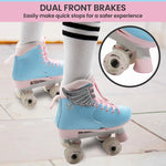 Circle Society Adjustable Kids Quad Roller Skates In Cotton Candy - Home & Garden > Pool & Accessories > Pool Toys &