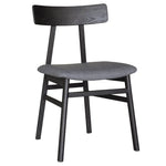 Claire 9pc Dining Set Table Extendable 170-230cm Oak Fabric Seat Chair - Black - Furniture > Dining