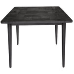 Claire 9pc Dining Set Table Extendable 170-230cm Oak Fabric Seat Chair - Black - Furniture > Dining