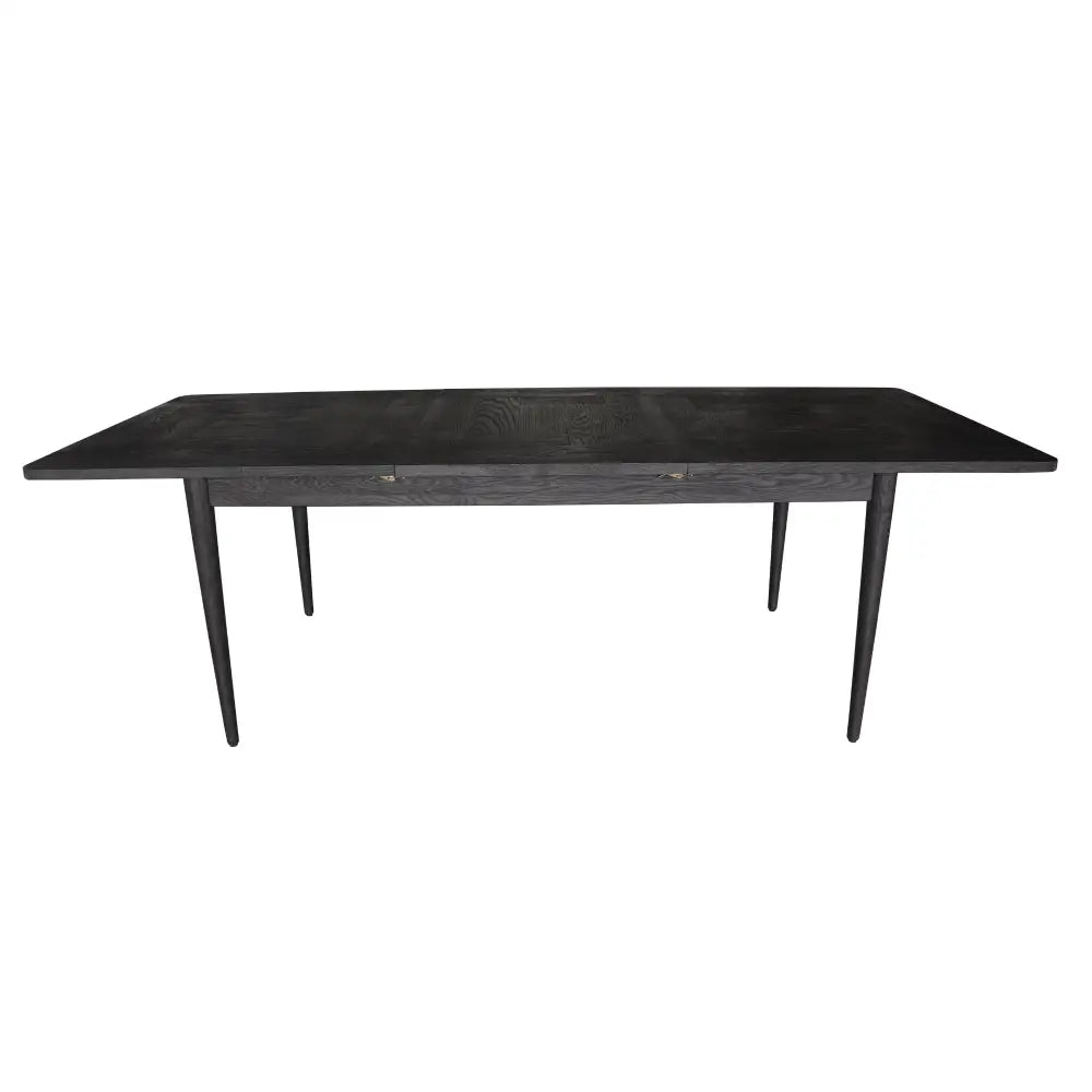 Claire Dining Table Extendable 170-230cm Solid Oak Wood Furniture - Black - Furniture > Dining
