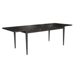 Claire Dining Table Extendable 170-230cm Solid Oak Wood Furniture - Black - Furniture > Dining