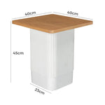 Clara Dusk Natural Side Table - Furniture > Living Room > Side Tables