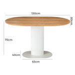 Clara Gather Round Oval Dining Table - Furniture > Dining