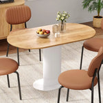 Clara Gather Round Oval Dining Table - Furniture > Dining