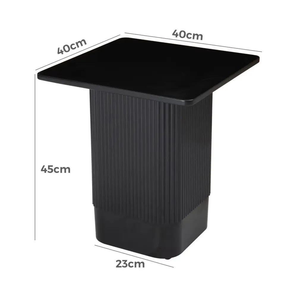 Clara Noir Side Table - Furniture > Living Room > Side Tables