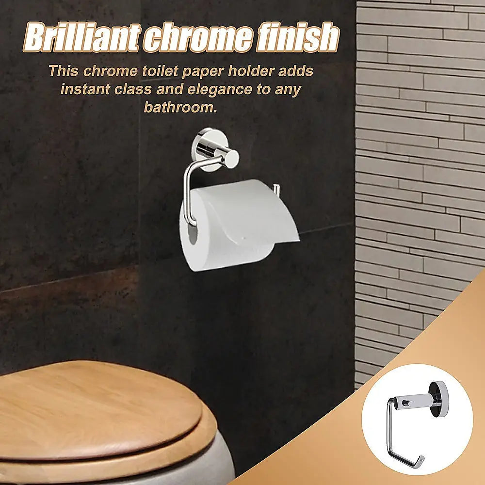 Classic Chrome Toilet Paper Holder Bathroom - Home & Garden > DIY > Kitchen & Bathroom DIY