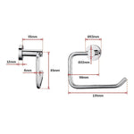 Classic Chrome Toilet Paper Holder Bathroom - Home & Garden > DIY > Kitchen & Bathroom DIY