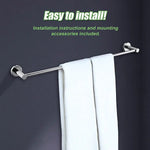 Classic Chrome Towel Bar Rail Bathroom - Home & Garden > DIY > Kitchen & Bathroom DIY