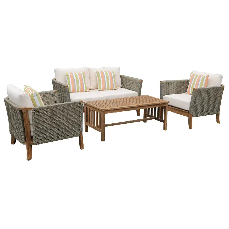 Classic lounge set 4 pcs - Furniture > Outdoor