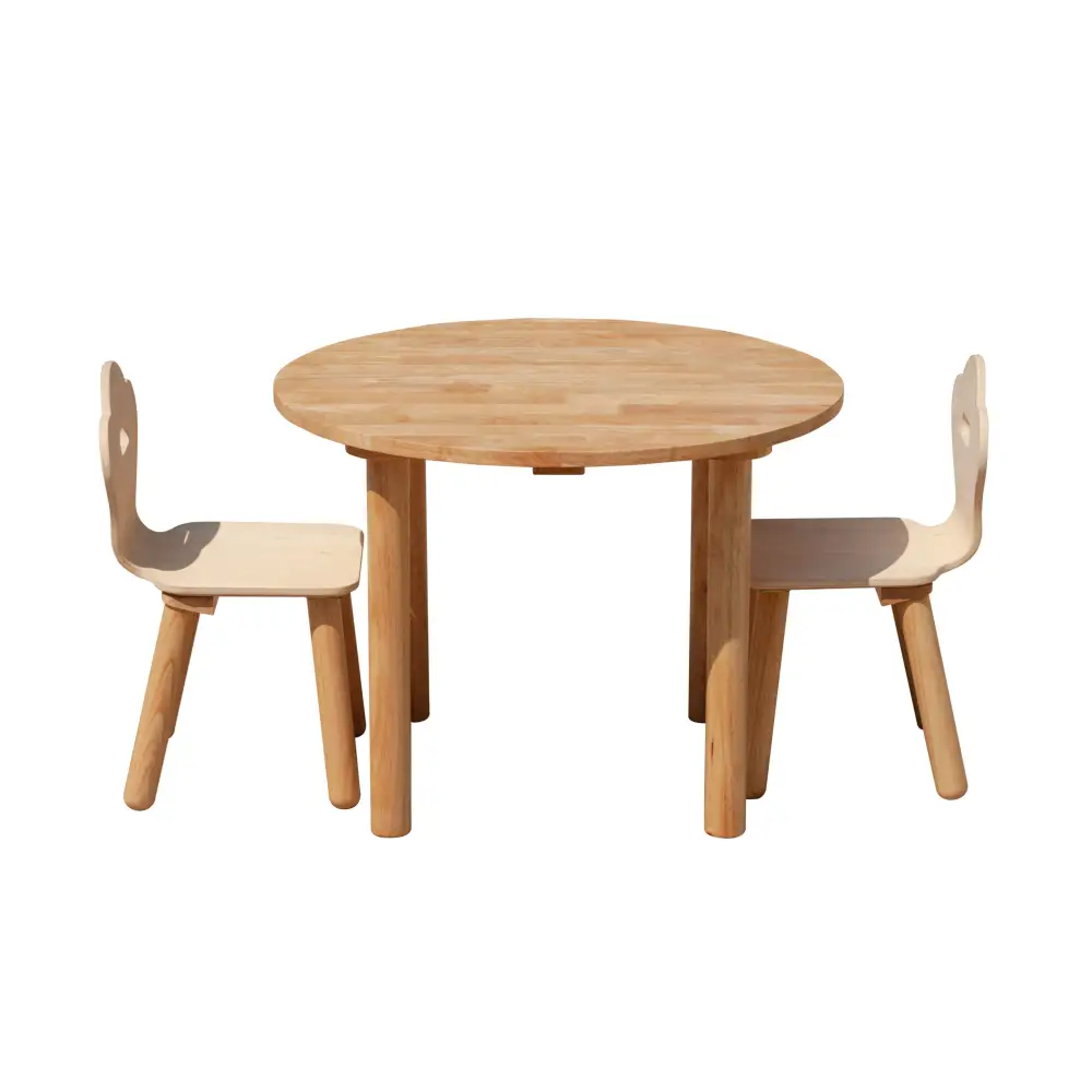 Classic Round table and 2 chairs - Baby & Kids > Kid’s Furniture > Kid’s Tables Chairs & Seats