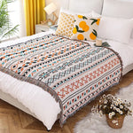 Claude Monet INS-Style Illustrated Line Blanket - Multi-Use Design - Home & Garden > Bedding > Blankets & Throws