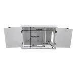 Cleo Cat Litter Cabinet White - Pet Care > Cat Supplies > Cat Litter