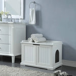 Cleo Cat Litter Cabinet White - Pet Care > Cat Supplies > Cat Litter