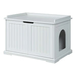 Cleo Cat Litter Cabinet White - Pet Care > Cat Supplies > Cat Litter