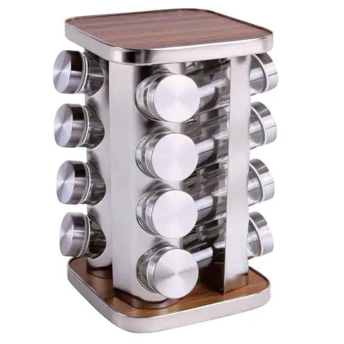 Clevinger 16pc rotary spice rack - Home & Garden > DIY > Kitchen & Bathroom DIY