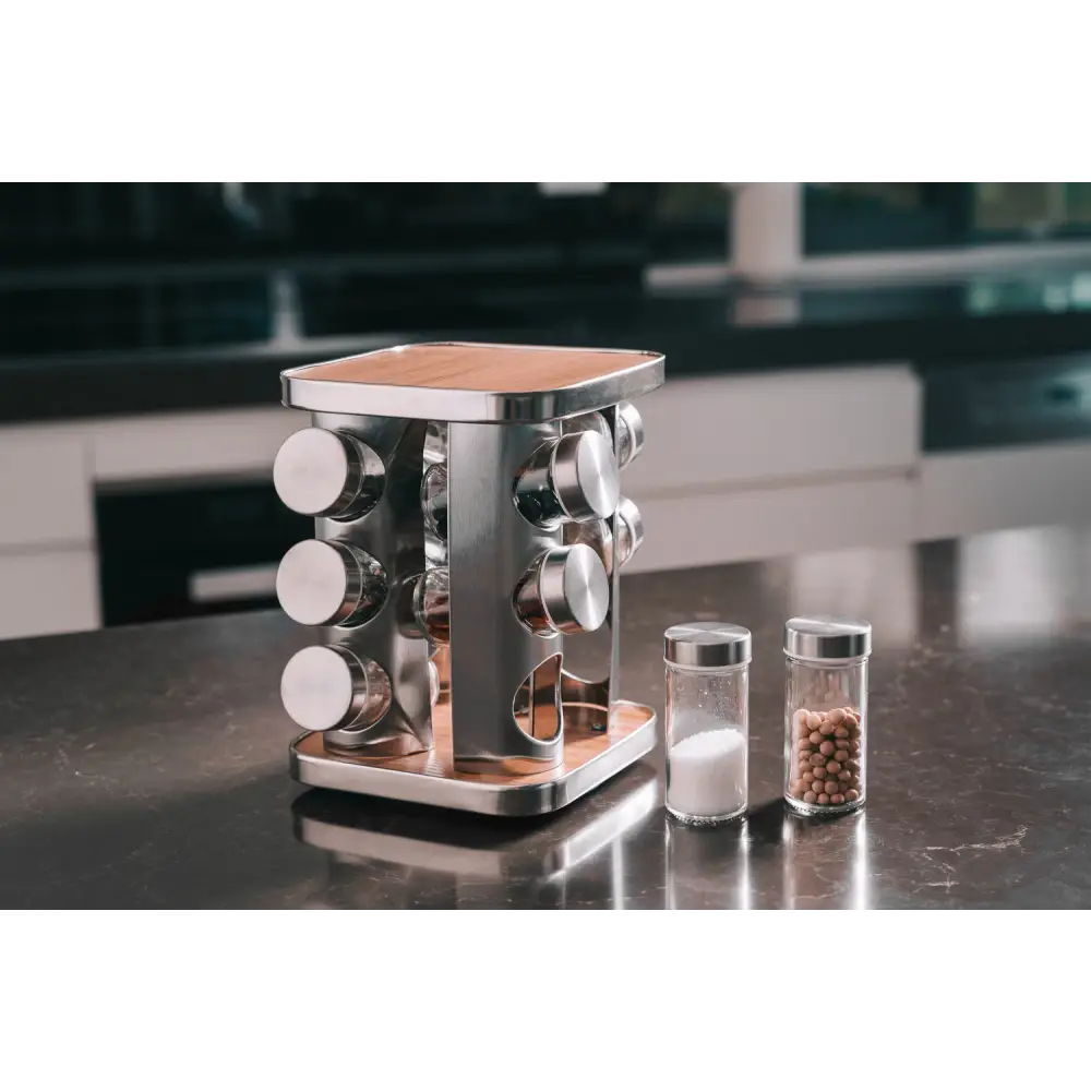 Clevinger 16pc rotary spice rack - Home & Garden > DIY > Kitchen & Bathroom DIY