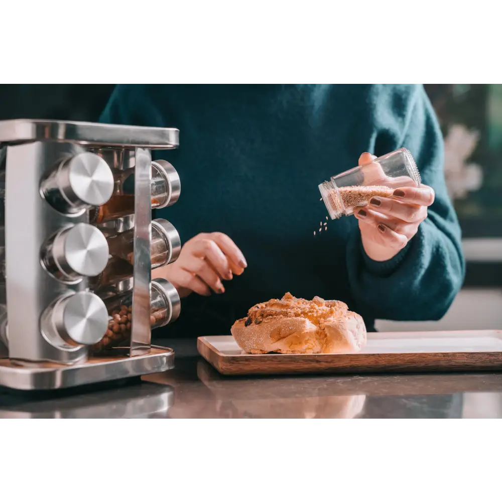 Clevinger 16pc rotary spice rack - Home & Garden > DIY > Kitchen & Bathroom DIY