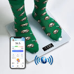Clevinger Bluetooth Smart Digital Glass Bathroom Scale Max Capacity 180KG - Home & Garden > Scales > Bathroom Scales