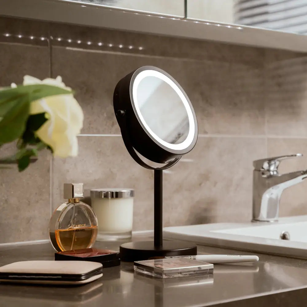 Clevinger Lisbon LED Illuminated Double Sided Mirror - Home & Garden > Decor > Mirrors