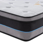 Cloud Dreams Single Size Pocket Spring Luxury Plush Top 28cm Mattress - Furniture > Mattresses