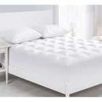 Cloudland 1000GSM Memory Resistant Microball Fill Mattress Topper Super King - Home & Garden > Bedding