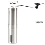 Coffee Bean Grinder - Stainless Steel Ceramic Burr Manual Hand Crank Nut Mill - Appliances > Kitchen Appliances
