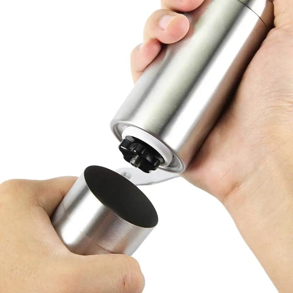 Coffee Bean Grinder - Stainless Steel Ceramic Burr Manual Hand Crank Nut Mill - Appliances > Kitchen Appliances