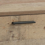 Coffee Table 2 Drawers Particle Board Storage in Oak Colour - Furniture > Living Room