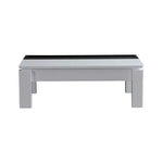Coffee Table High Gloss Finish Lift Up Top MDF Black & White Colour Interior Storage - Furniture > Living Room
