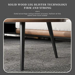 Coffee Table Living Room Accent Oval Table Contemporary Style Leisure Tea Table - Furniture > Bar Stools & Chairs > Arm