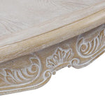 Coffee Table Oak Wood Plywood Veneer White Washed Finish - Furniture > Living Room