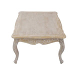 Coffee Table Oak Wood Plywood Veneer White Washed Finish - Furniture > Living Room