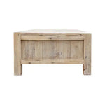 Coffee Table Solid Acacia Wood & Veneer 1 Drawers Storage Oak Colour - Furniture > Bedroom