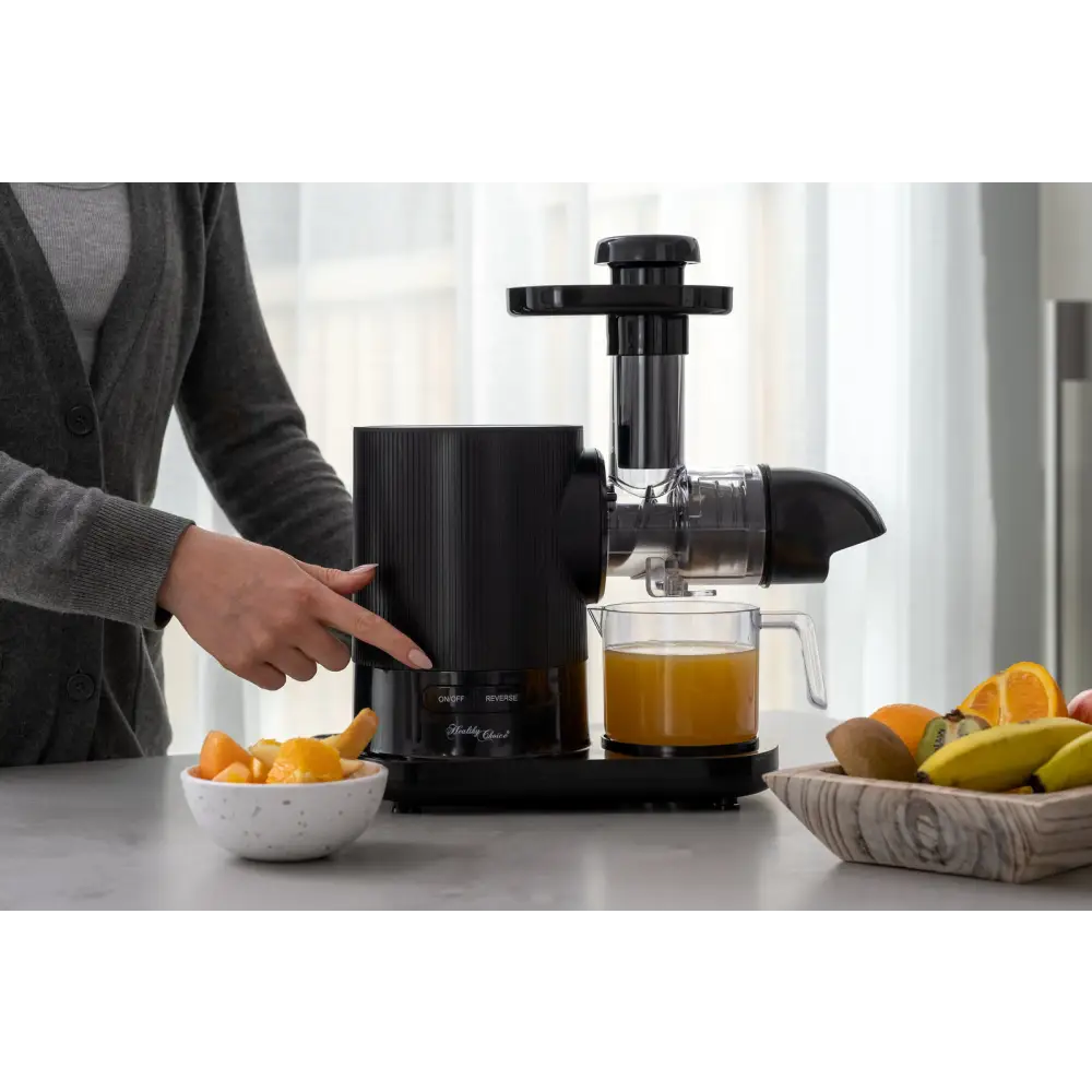 Cold Press Slow Juicer 150W w/ 500ml Juice & Pulp Containers - Appliances > Kitchen Appliances