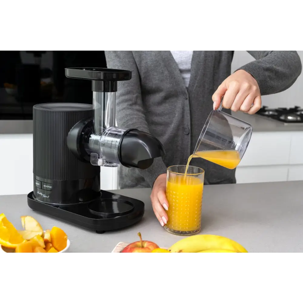 Cold Press Slow Juicer 150W w/ 500ml Juice & Pulp Containers - Appliances > Kitchen Appliances