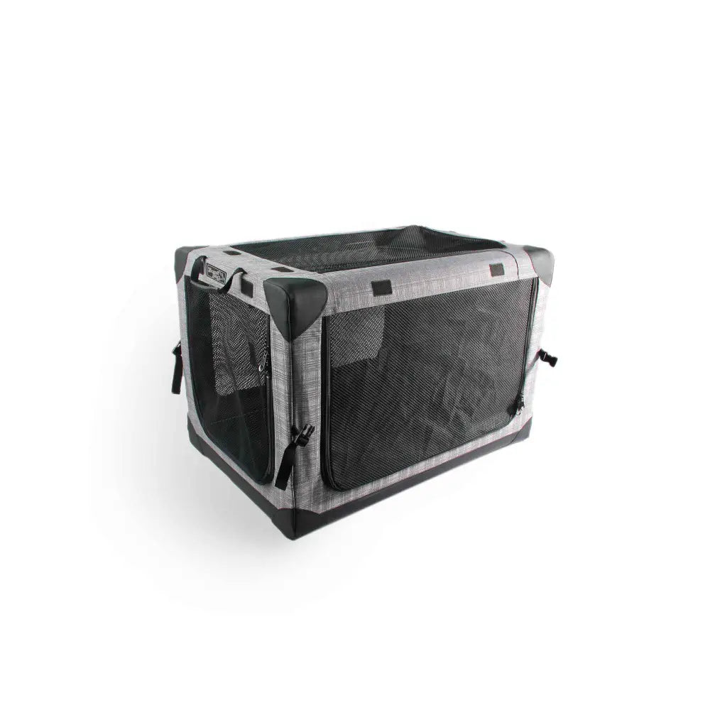 Collapsible Pet Travel Crate - X-Large Dog Cat Soft Foldable Portable Car Carrier - Pet Care > Dog Supplies > Dog