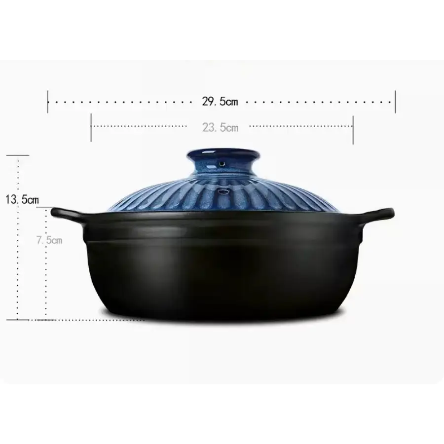 Color King Casserole with Lid Blue (1600ML) - Home & Garden > Kitchenware