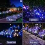 Colourful Fireworks 150 LED Fairy String Lights Starburst Solar Xmas Garden Night Lamp Hot NEW - Home & Garden > Garden
