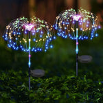 Colourful Fireworks200 LEDS Fairy String Lights Starburst Solar Xmas Garden Night Lamp Hot NEW - Home & Garden > Garden