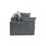 COMFY 3 Seater Sofa bed Queen Grey - Furniture > Sofas > Sofas & Sofa Beds