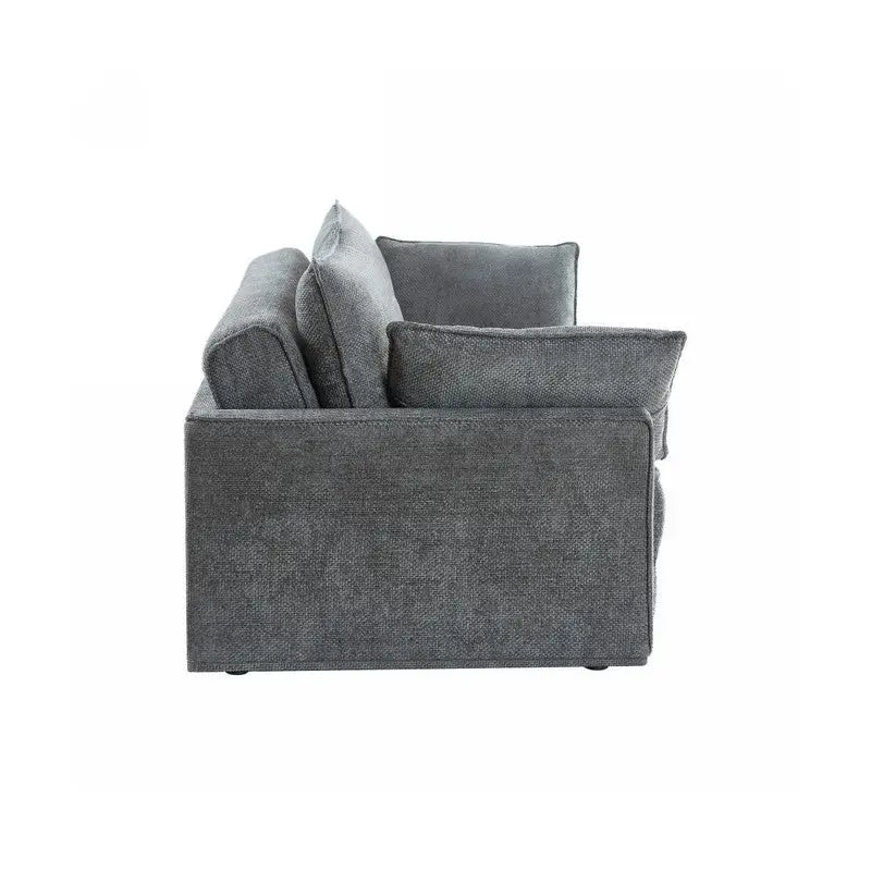 COMFY 3 Seater Sofa bed Queen Grey - Furniture > Sofas > Sofas & Sofa Beds