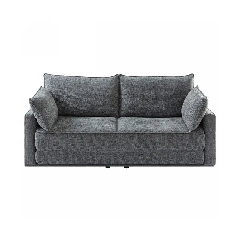 COMFY 3 Seater Sofa bed Queen Grey - Furniture > Sofas > Sofas & Sofa Beds