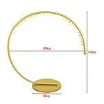 Commercial Clothing Floor-Standing Hanger High Capacity Curved Clothes Bar Storage Rack 160cm - Furniture > Office
