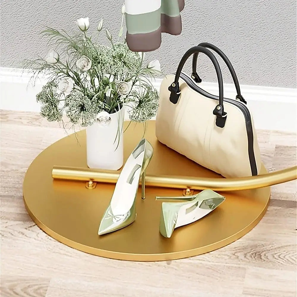 Commercial Clothing Floor-Standing Hanger High Capacity Curved Clothes Bar Storage Rack 160cm - Furniture > Office