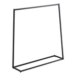 Commercial Clothing Garment Rack Retail Shop Black - Furniture > Office