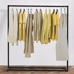 Commercial Clothing Garment Rack Retail Shop Black - Furniture > Office