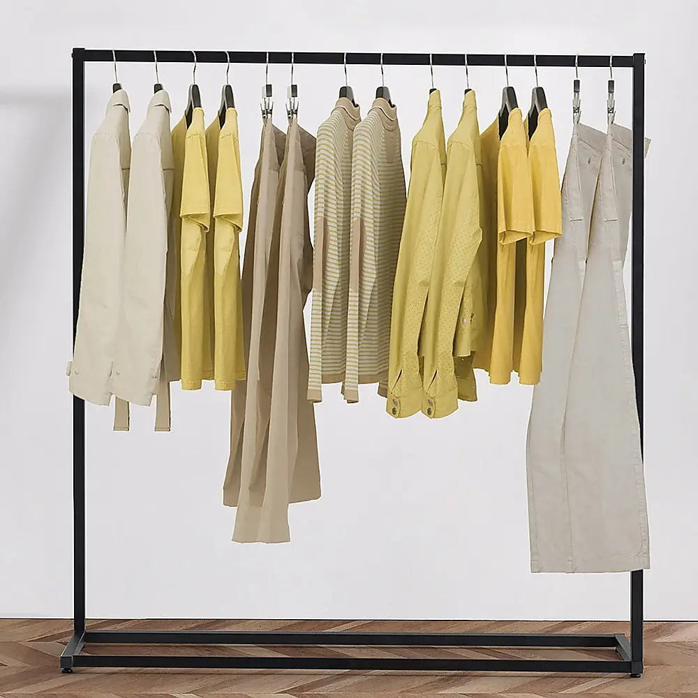 Commercial Clothing Garment Rack Retail Shop Black - Furniture > Office