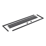 Commercial Clothing Garment Rack Retail Shop Black - Furniture > Office